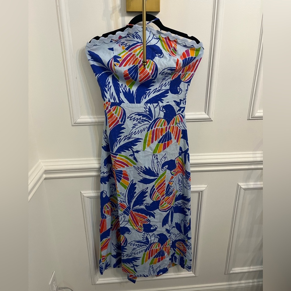 Farm Rio dress. Halter neck line. Size XL. $118 shipped - Picture 1 of 4